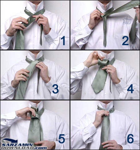 اموزش بستن کراوات